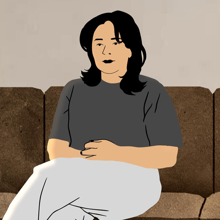 "Lisa" Portrait of "Lisa", an interviewee featured in CRUNCH POINT